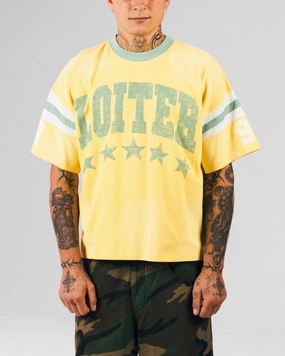 Workout Gear Loiter Star Jersey T-Shirt Yellow