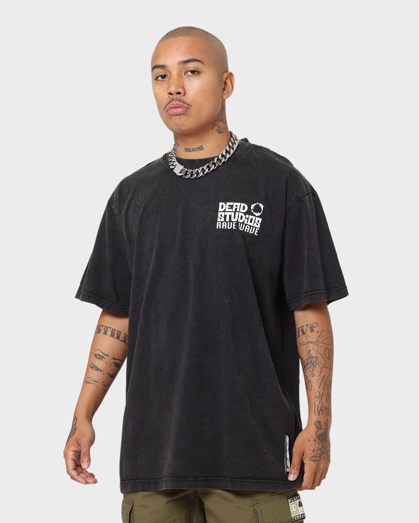 Dead Studios Rave Wave Vintage T-Shirt Vintage Black Classic Vibes Soft and Light