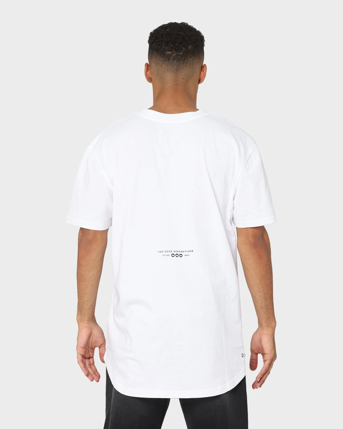 Dead Studios Till We Ride T-Shirt White/Black Sporty Appeal Flexible Weave
