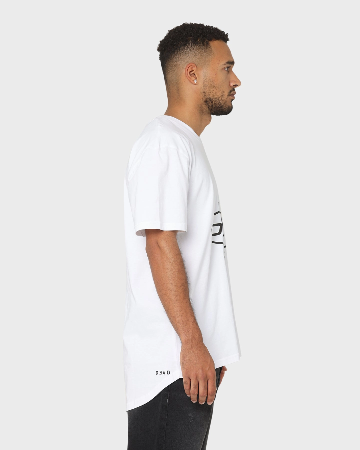 Comfortable Style Dead Studios Till We Ride T-Shirt White/Black