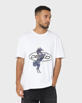 Dead Studios Till We Ride T-Shirt White/Black Soft and Relaxed High Density Cotton