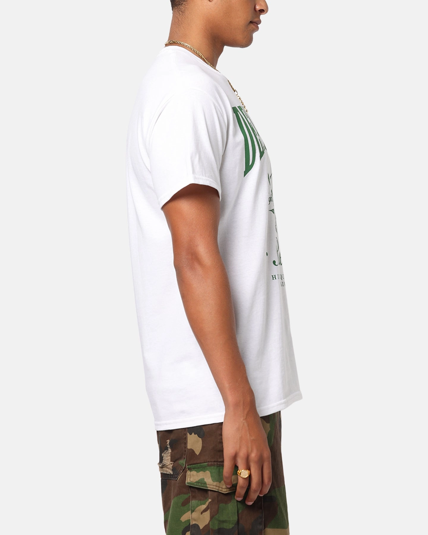 Deathrow Records High Life T-Shirt White Personalized