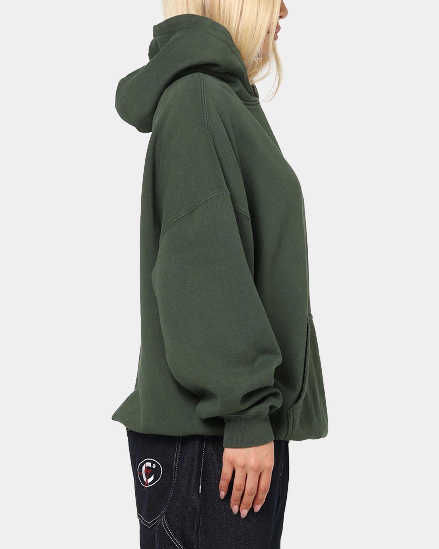 Stroll Carre Sacred Letter Hoodie Green