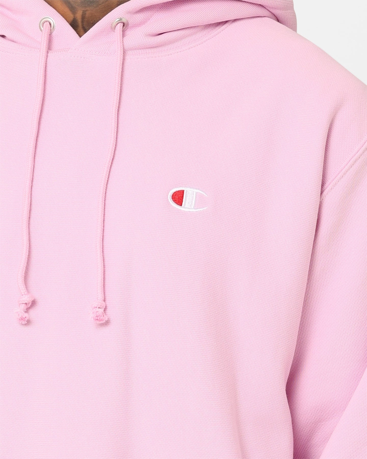 activity Champion Reverse Weave French Terry Hoodie Cotton Pink Pos