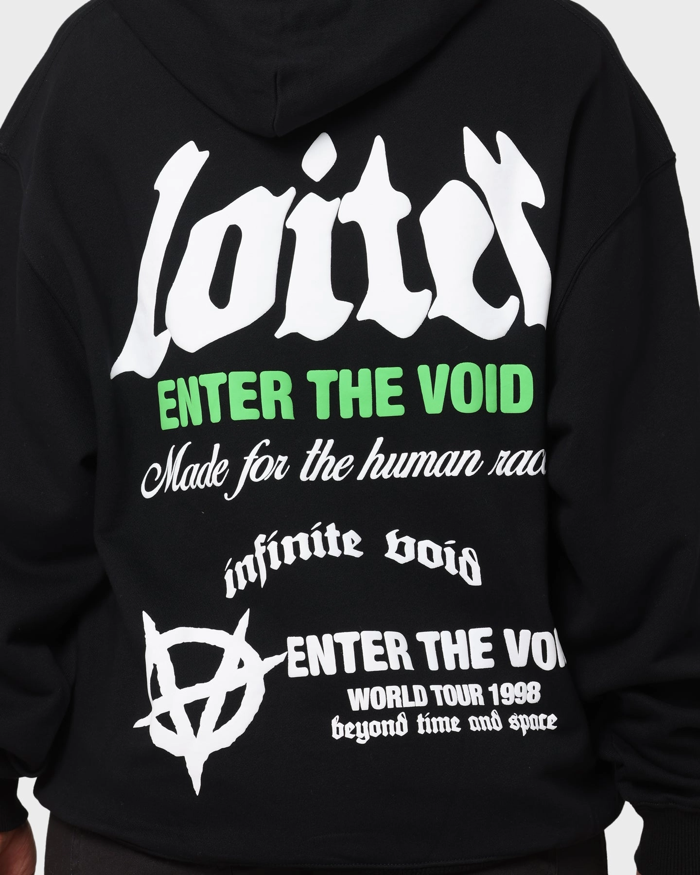 Hike afternoon Loiter Void Multi Logo Hoodie Black/Multi