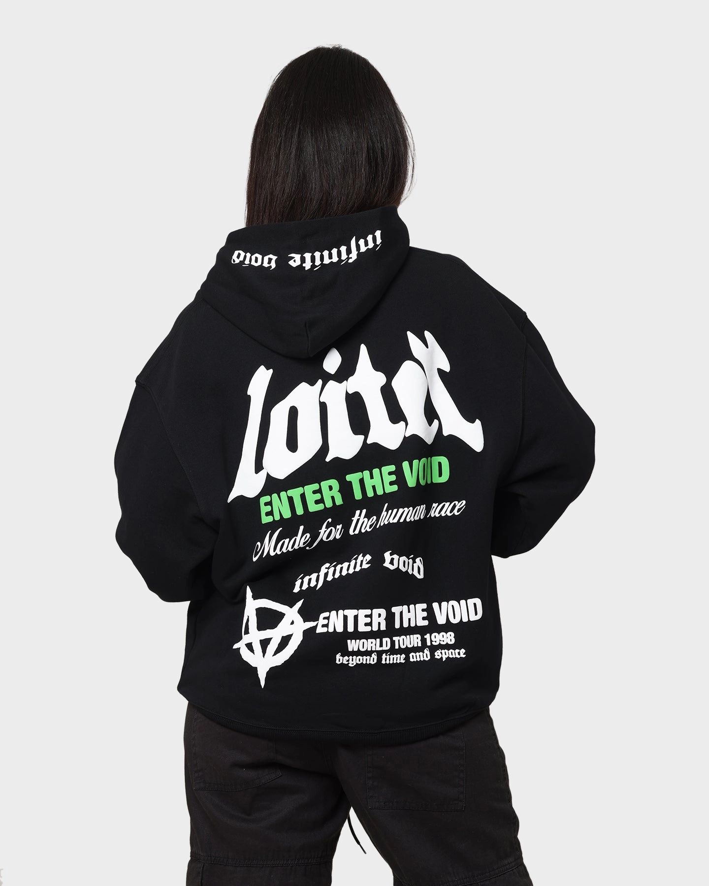 Keep NoiseReduced Closure System Loiter Void Multi Logo Hoodie Black/Multi