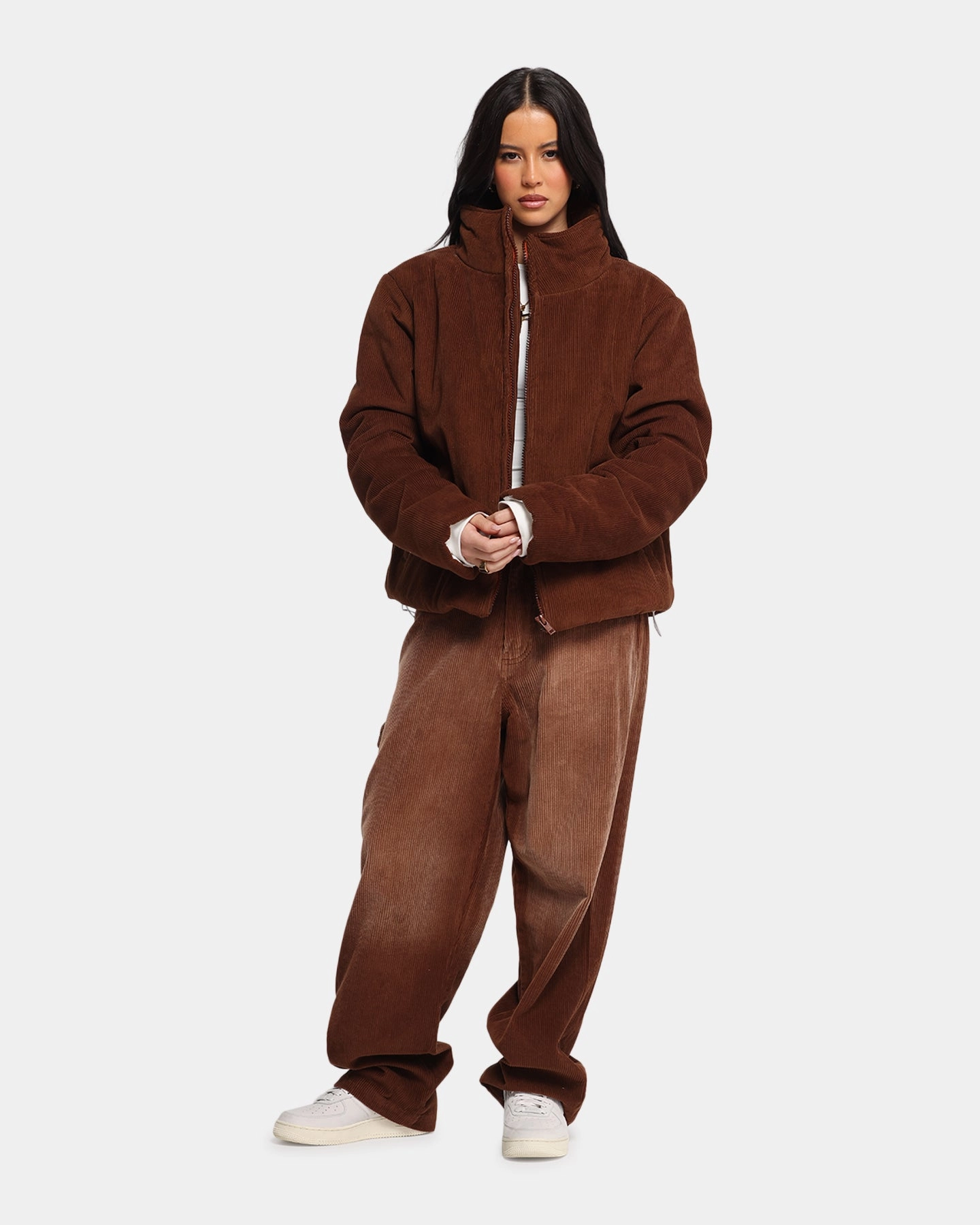 Mittens XXIII Corduroy Flight Jacket Brown