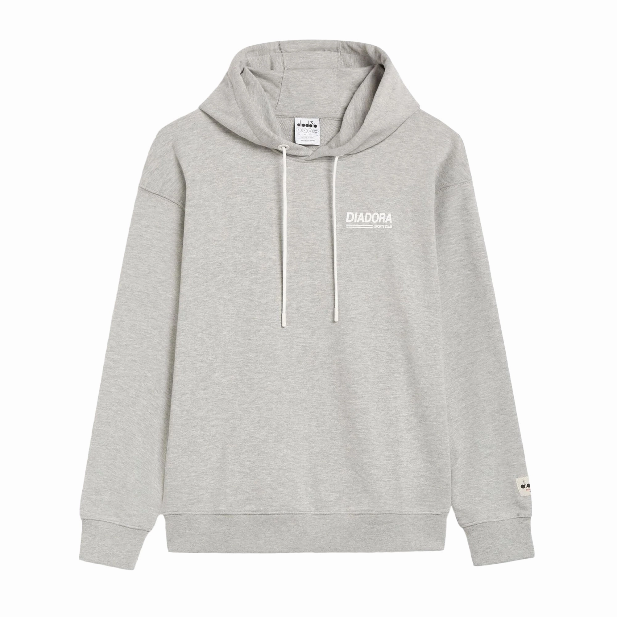 Diadora Hoodie Legacy 'High Rise Melange' Thermal Regulation Fabric Forestry - friendly