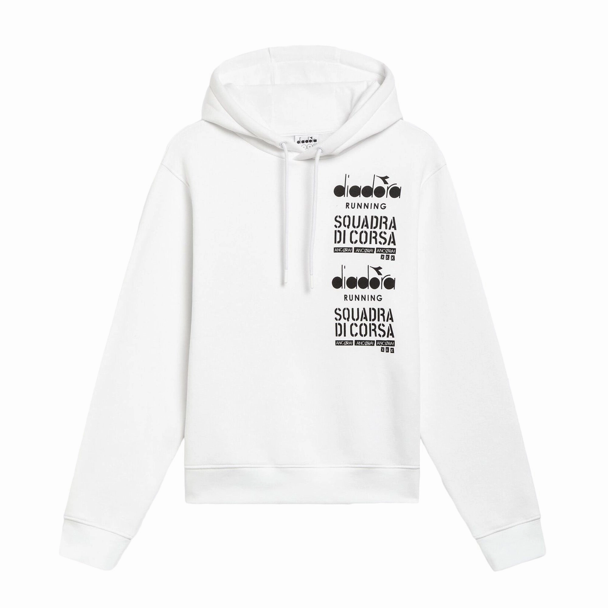 Durable Blends close range combat Diadora Hoodie Sqdc 'Optical White'
