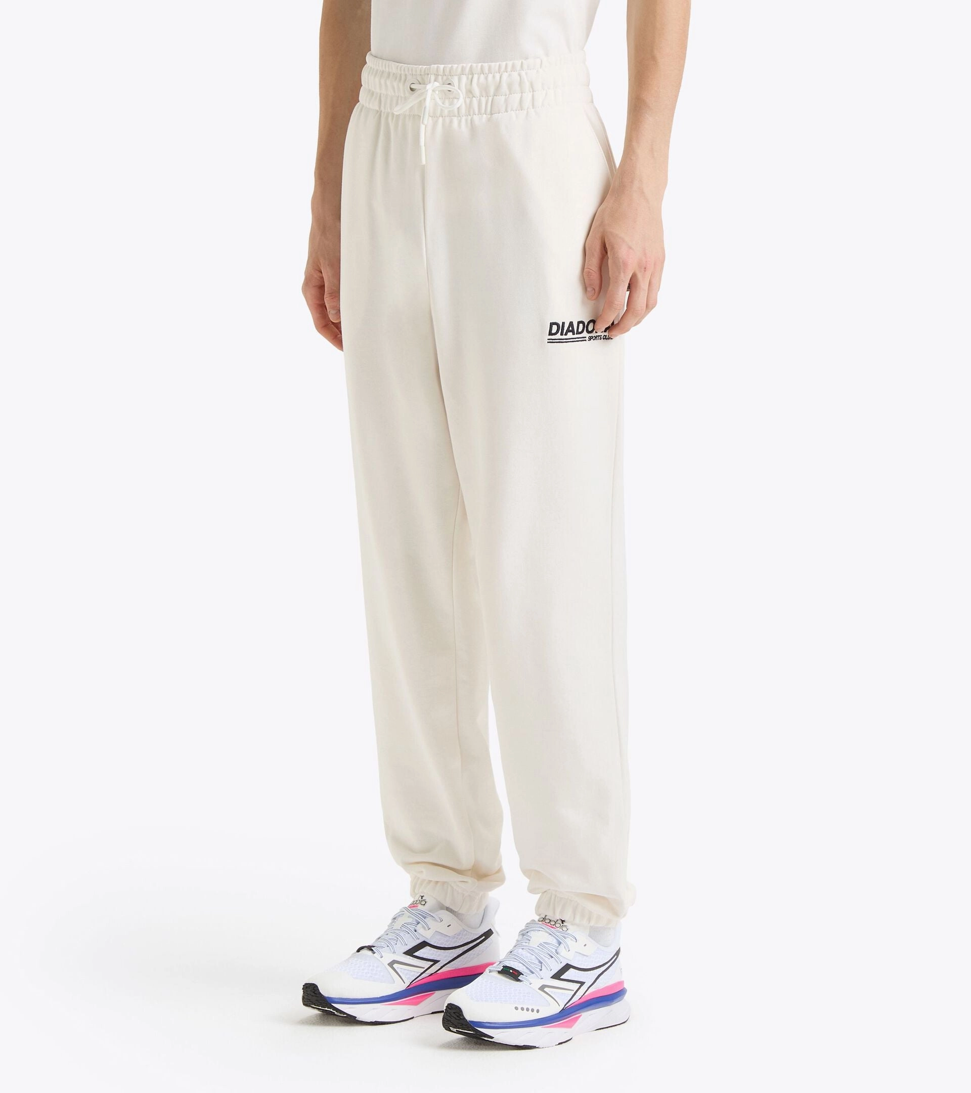 Contrast Trim Diadora Pants Legacy Sweatpants 'White Alyssum'