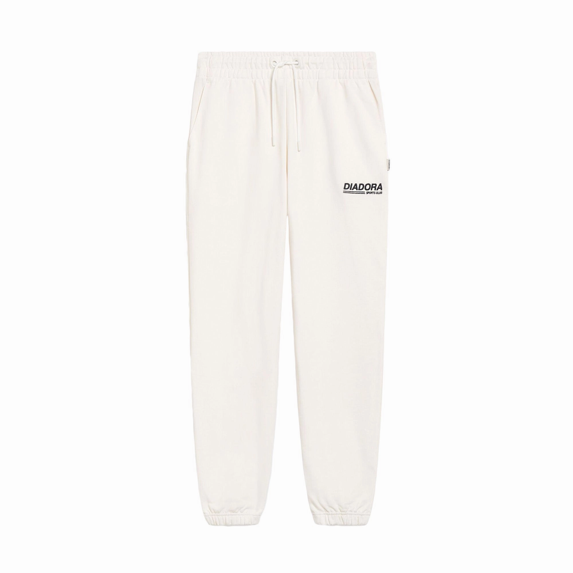 Diadora Pants Legacy Sweatpants 'White Alyssum' Stain Release Finish