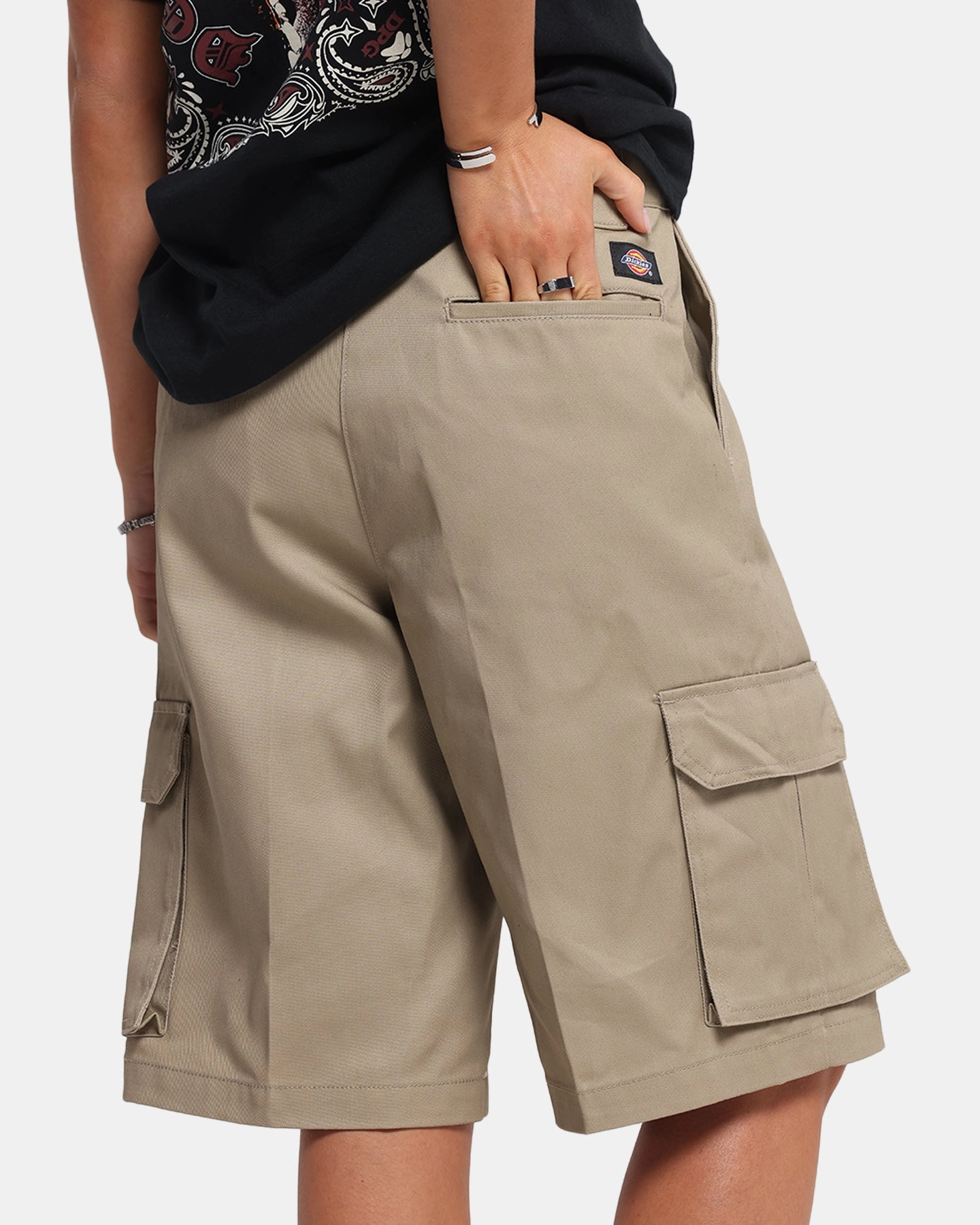 DoubleLayeredKnees adventure apparel Dickies 131 Slim Straight Cargo Shorts Khaki