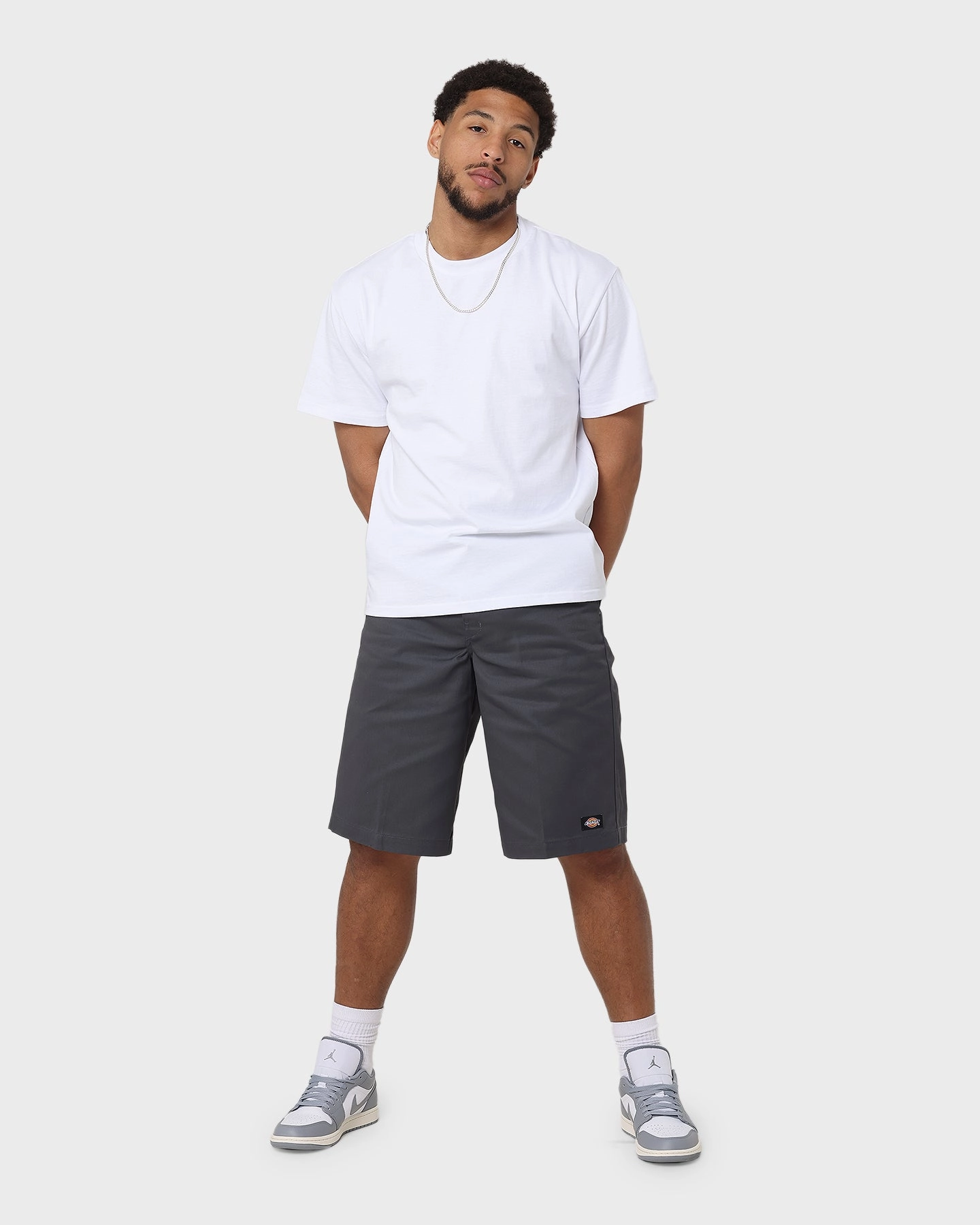 Dickies 13 Inch Loose Fit Work Shorts Charcoal Minimal Fit
