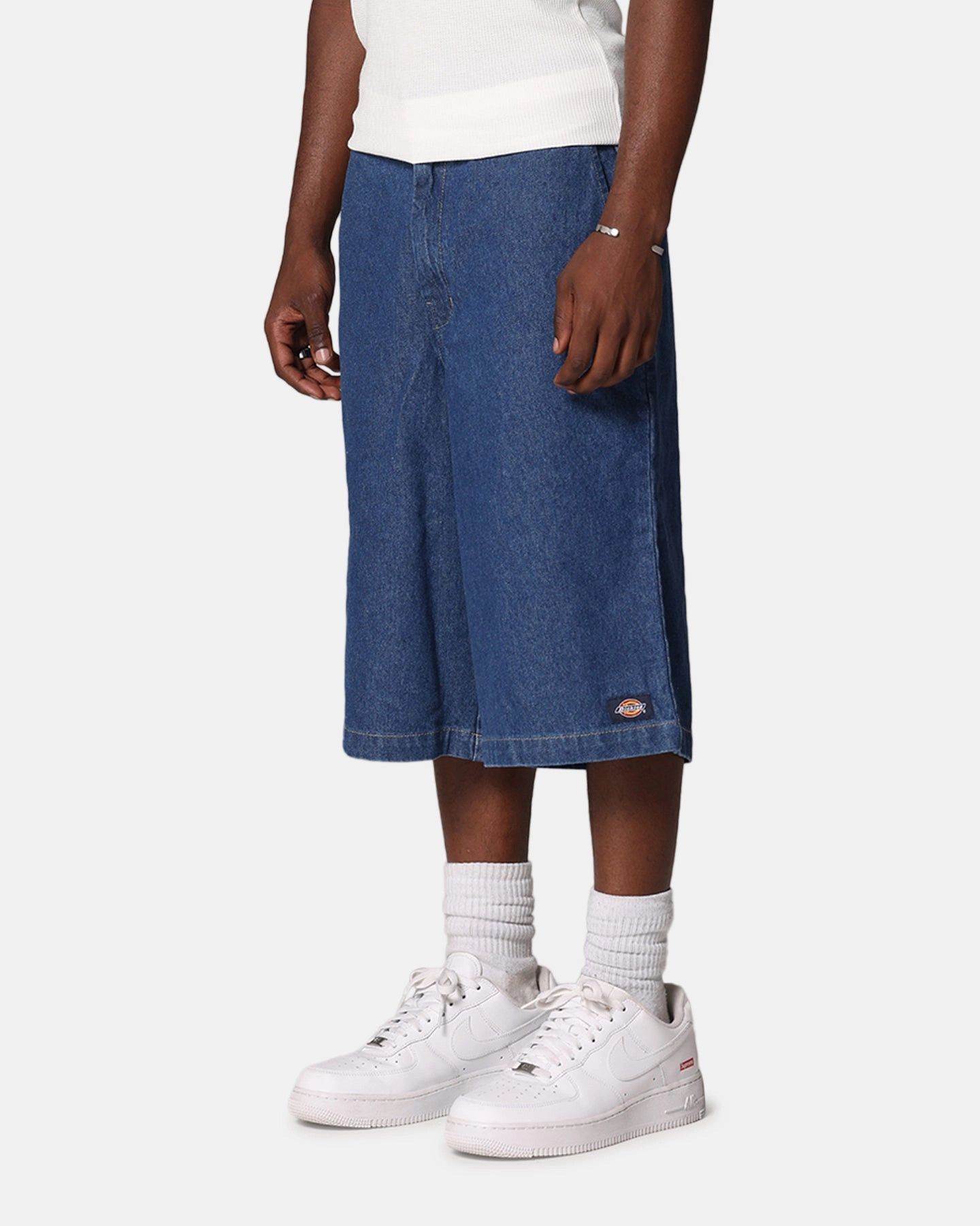Tear Resistant Panels Dickies 13" Loose Fit Multi Pocket Shorts Stone Washed Indigo