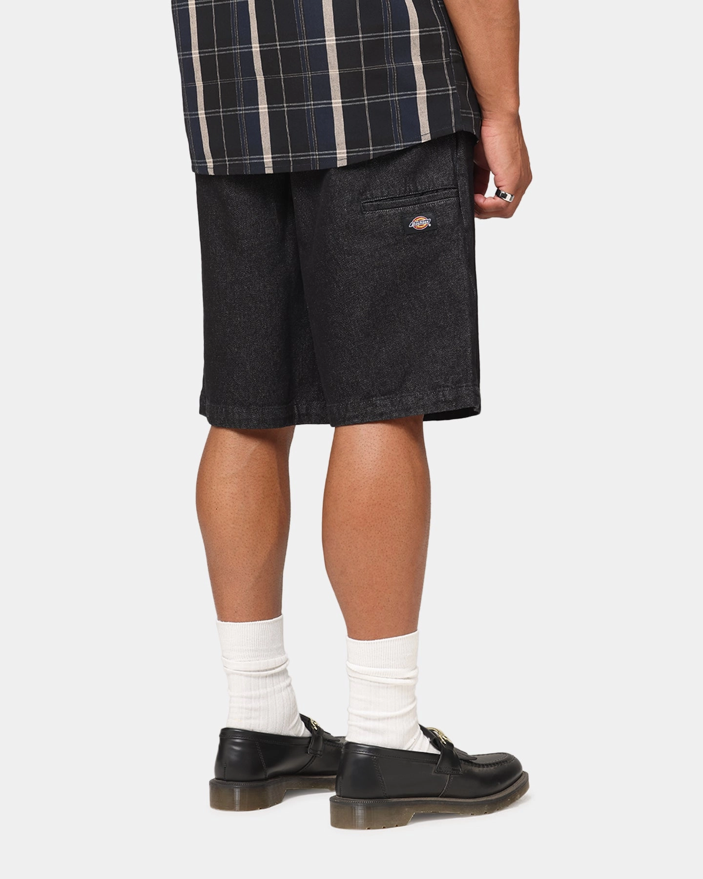 Dickies 42283 13" Loose Fit Shorts Black Odor Resistant Coating High-End Option