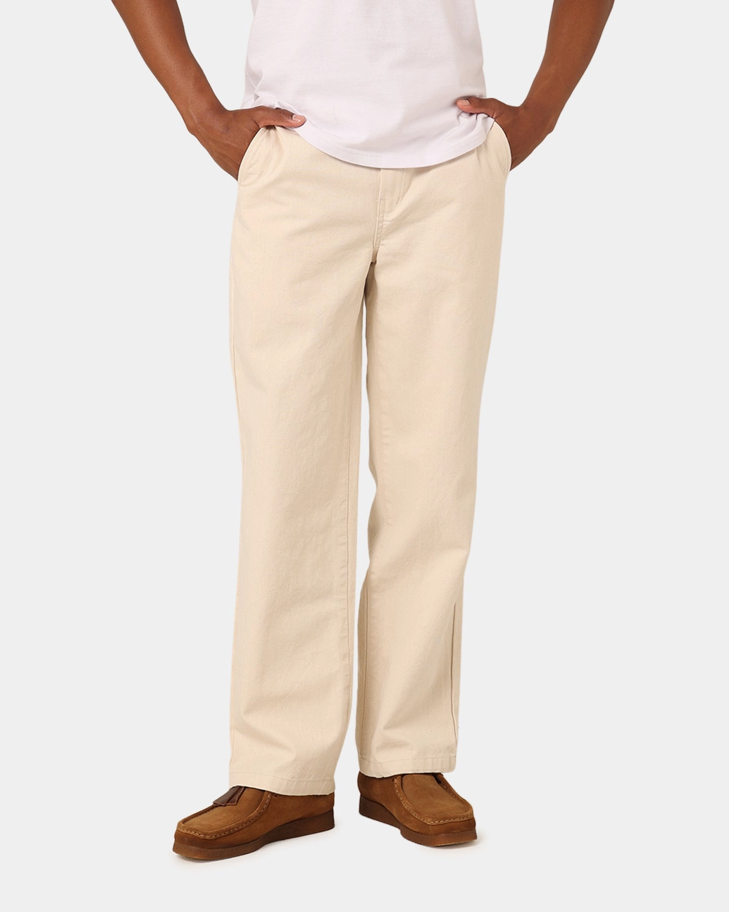No Fuss Stain Repellent Coating Dickies 874 Canvas Pants Natural