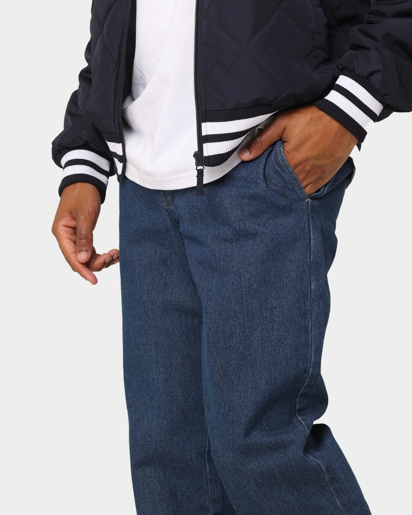 Chic Design Wear Flexible Knee Articulation Dickies 874 Denim Stone Washed Indigo