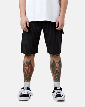 Dickies Carpenter Shorts 11" Black Stain Repellent Treatment Compression Lining