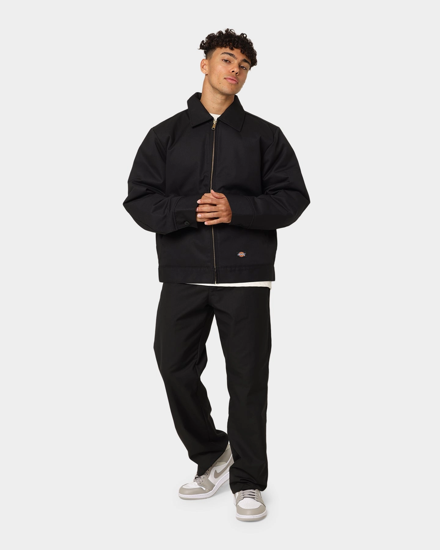 Connect Side Pockets Dickies Eisenhower Jacket Black