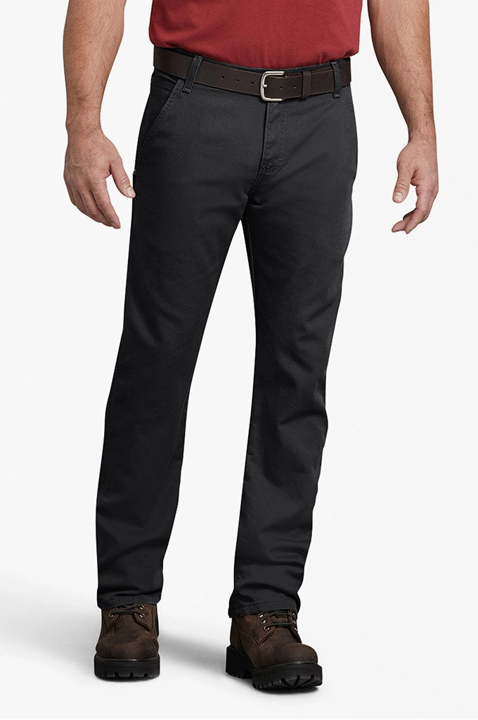 Dickies FLEX Regular Fit Straight Leg Tough Max Duck Carpenter Pants Core Comfort Relaxed Fit Design