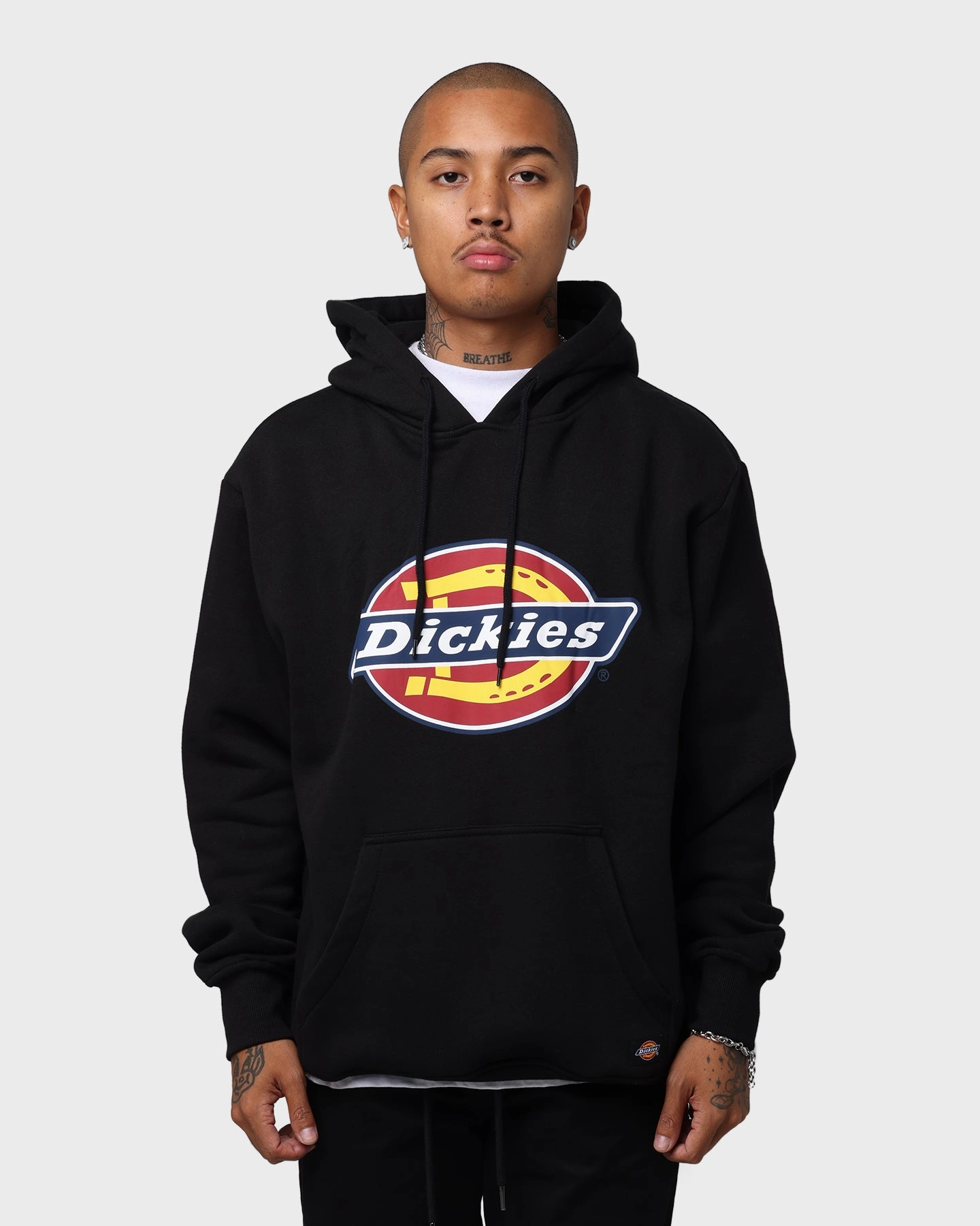 HemLock Adjustment System Patchwork Dickies H.S Classic Pop Over Hoodie Black