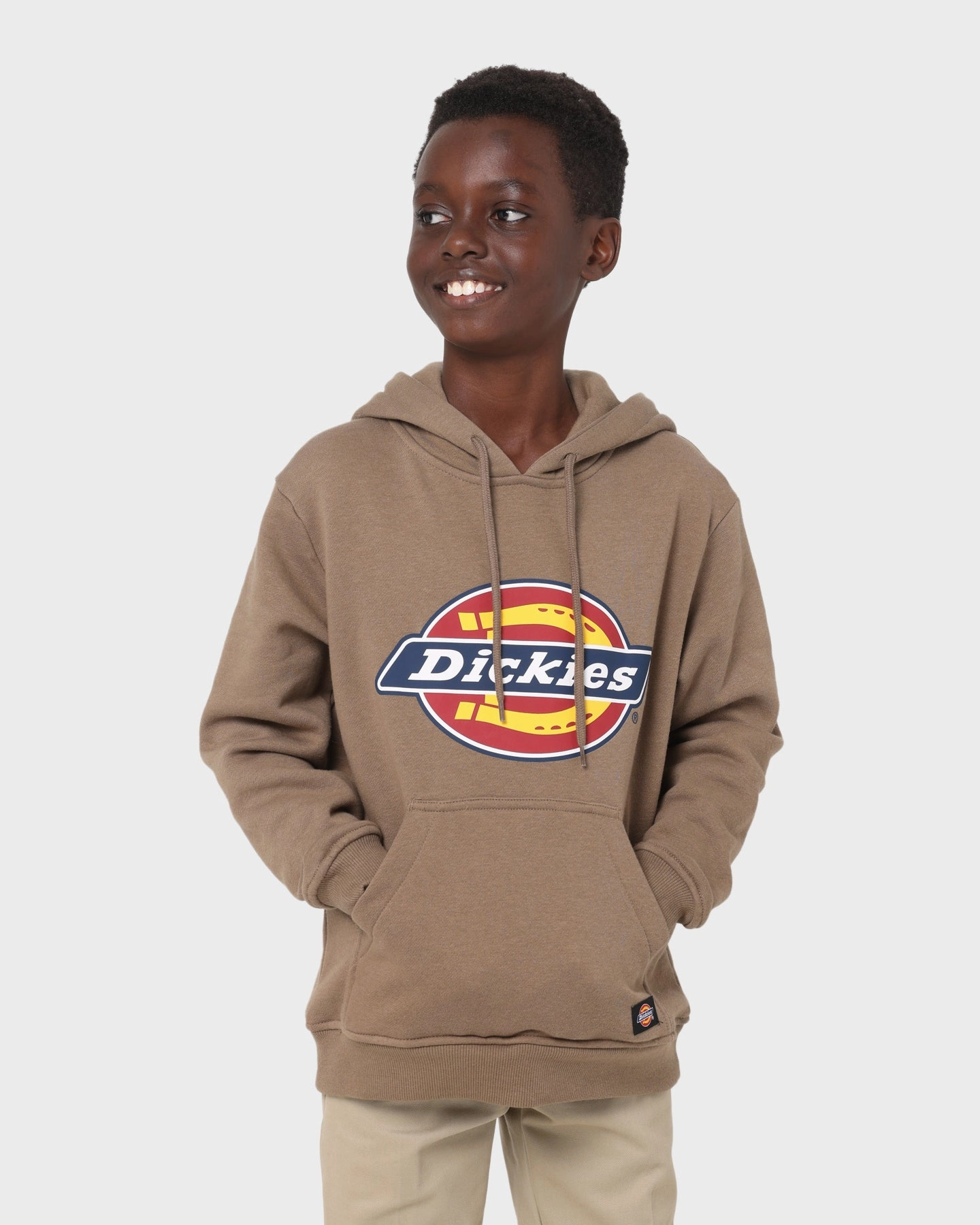 Sustainable Interchangeable Liner System Dickies Kid's H.S Classic Hoodie Tobacco