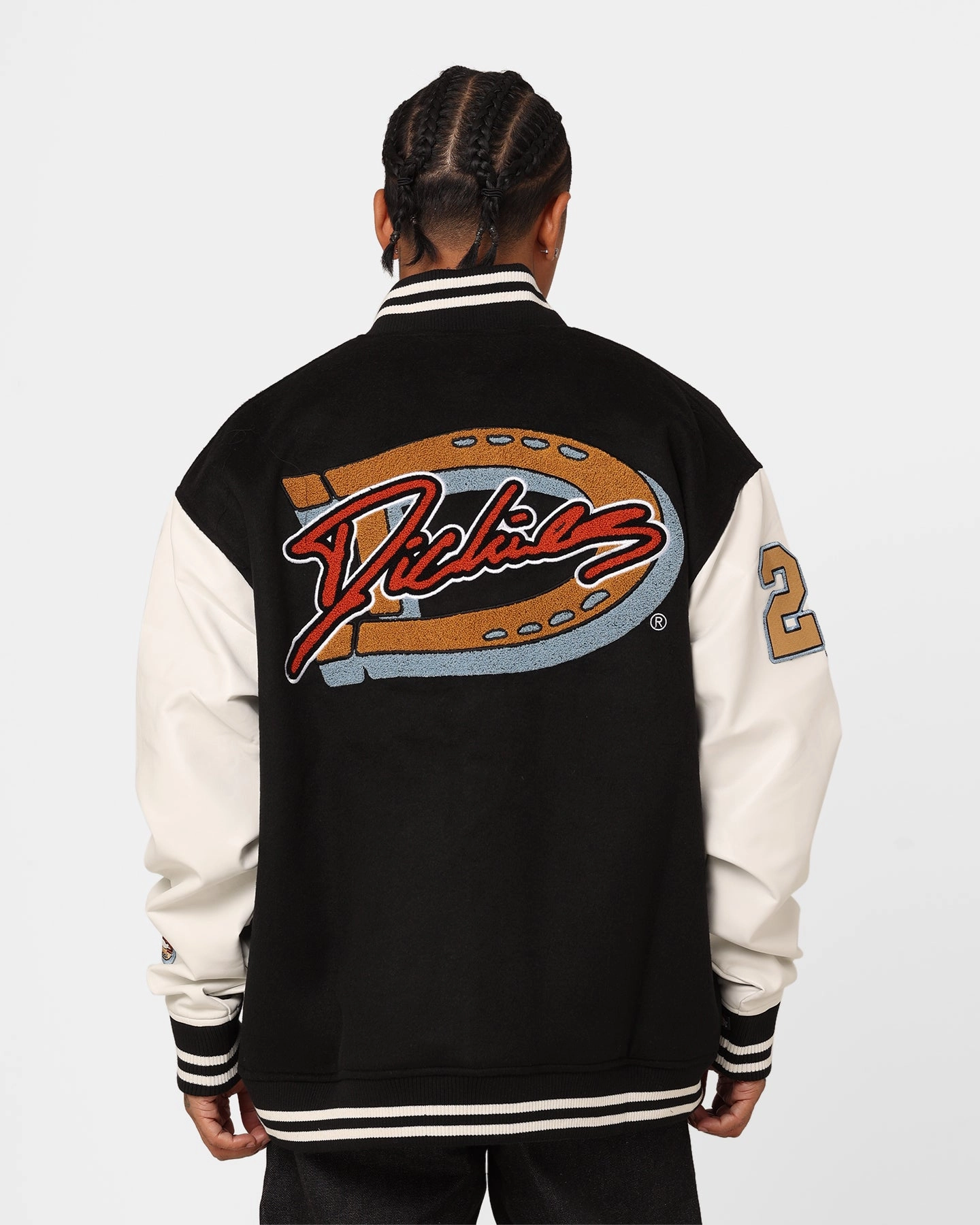 Dickies Letters Jacket Black Cool Climate