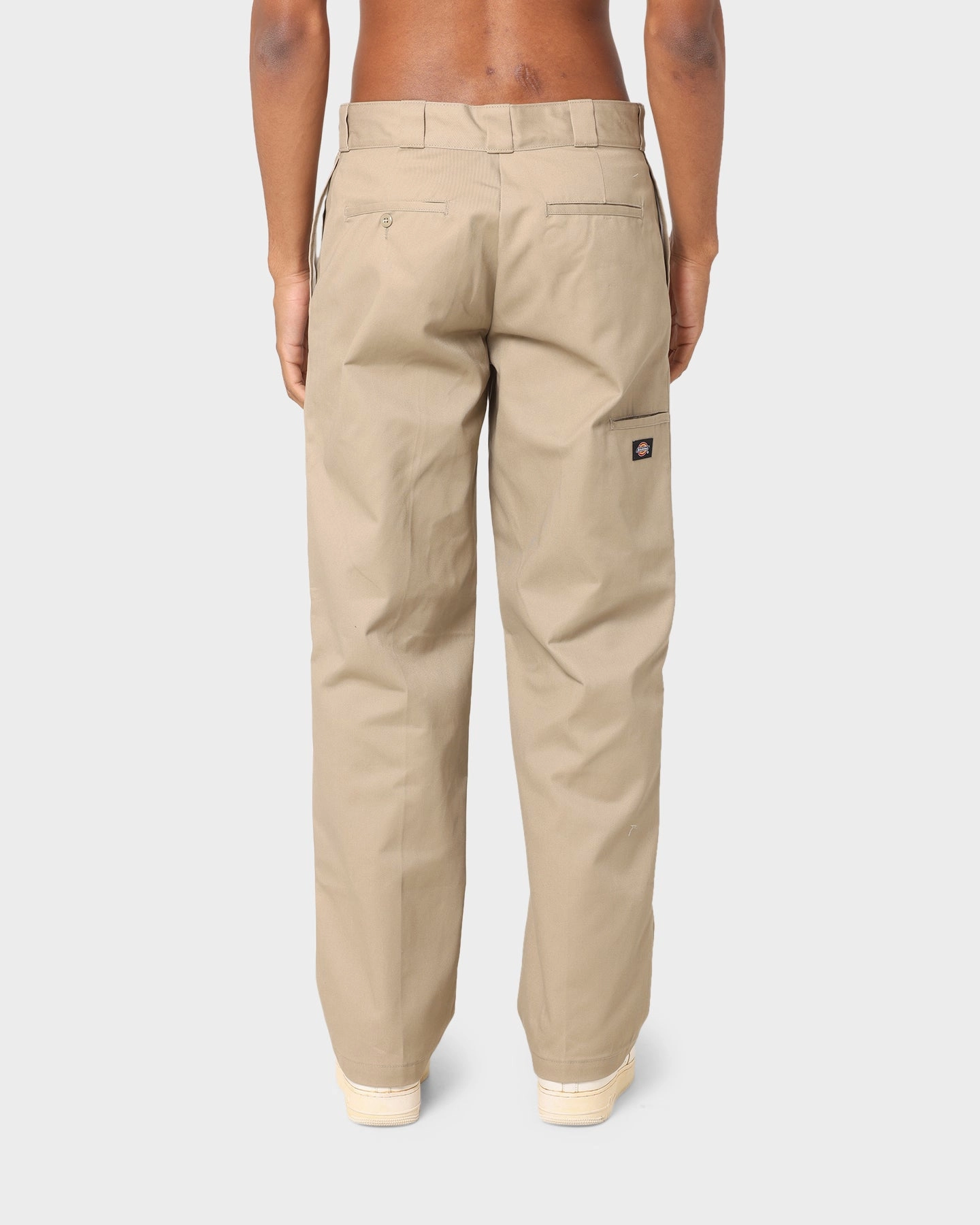 Durable Construction Heat Friendly Dickies Loose Double Knee Work Pants Khaki