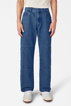 Double Stitched Bold Waistband Dickies Loose Fit Double Knee Jeans