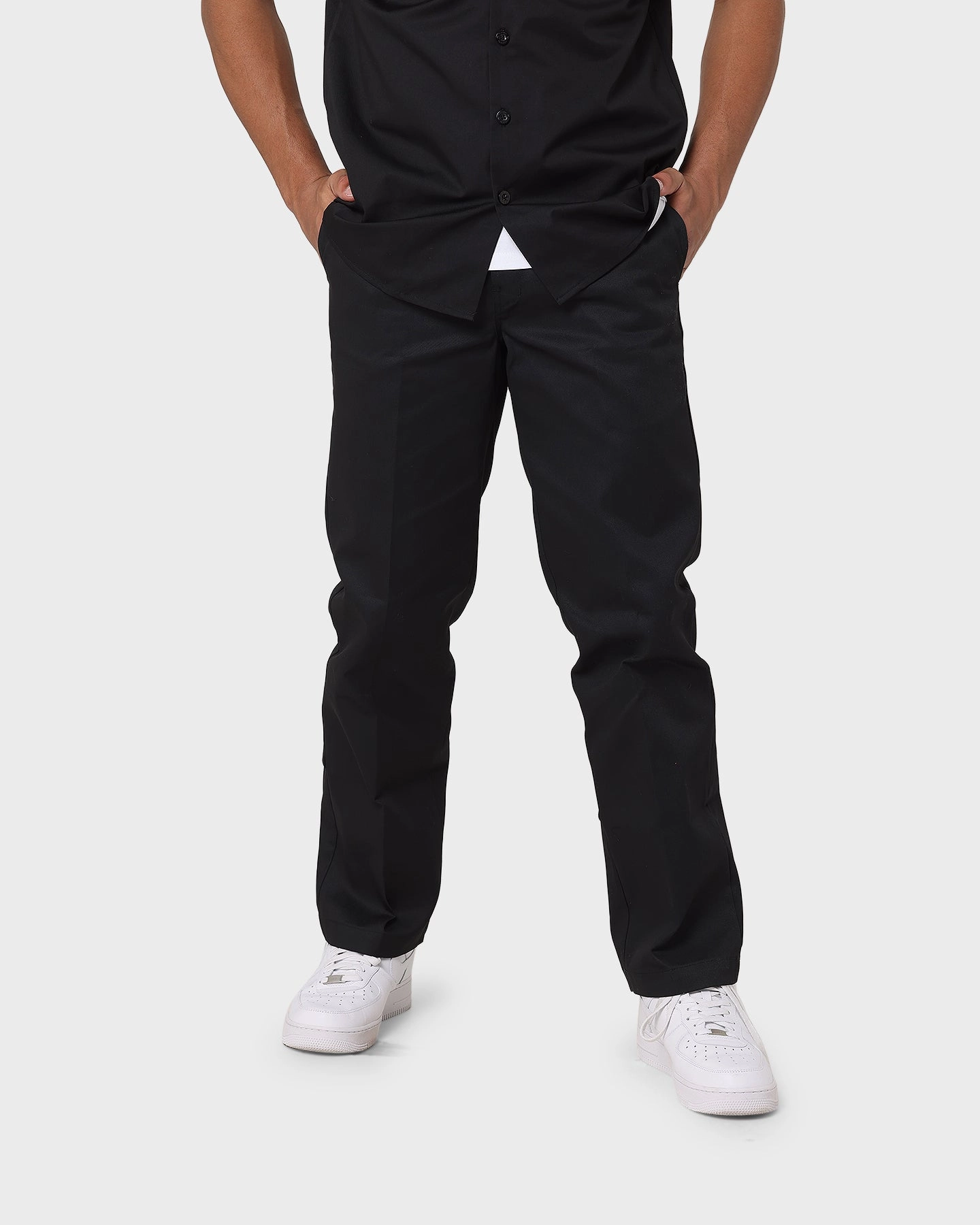 Dickies Original 874 Work Pants Black Tear Resistant Weave Everyday Essential