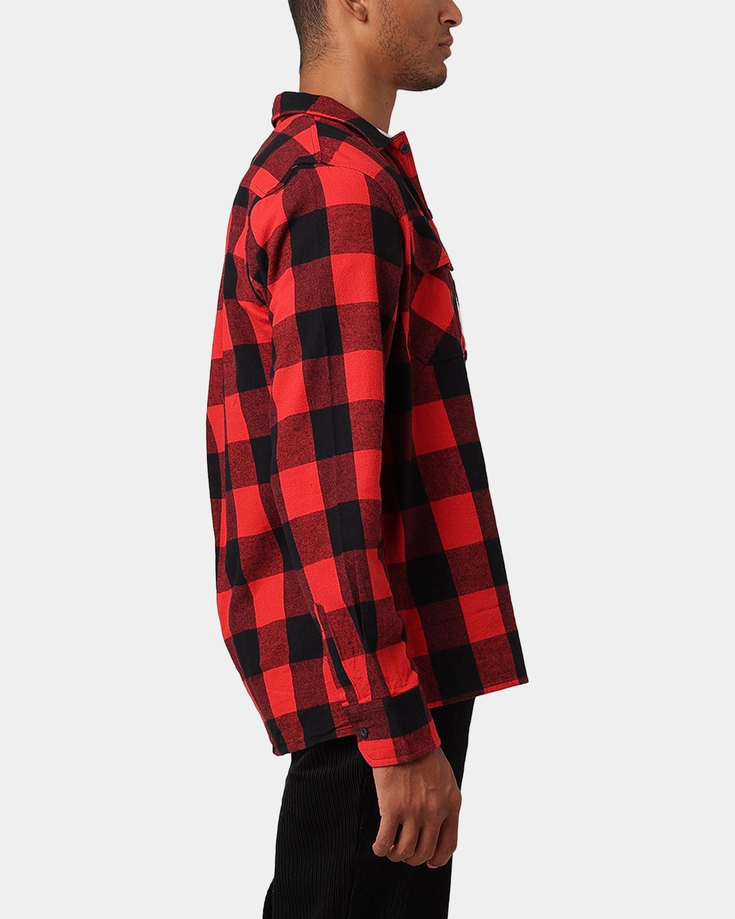 All-Season Wear Dickies Sacramento Flannel Shirt Red