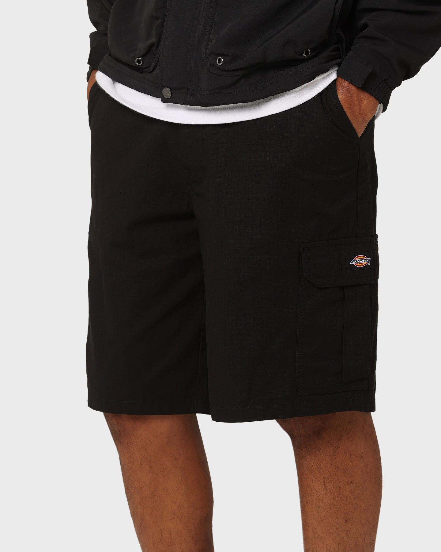 Eco Conscious Packaging NonIrritatingTags Dickies Transporter Shorts Black