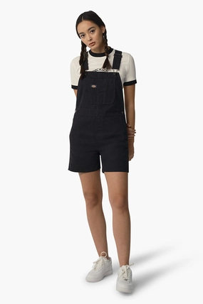 Gloves Breathable Lining Dickies Women's Duck Bib Shortalls