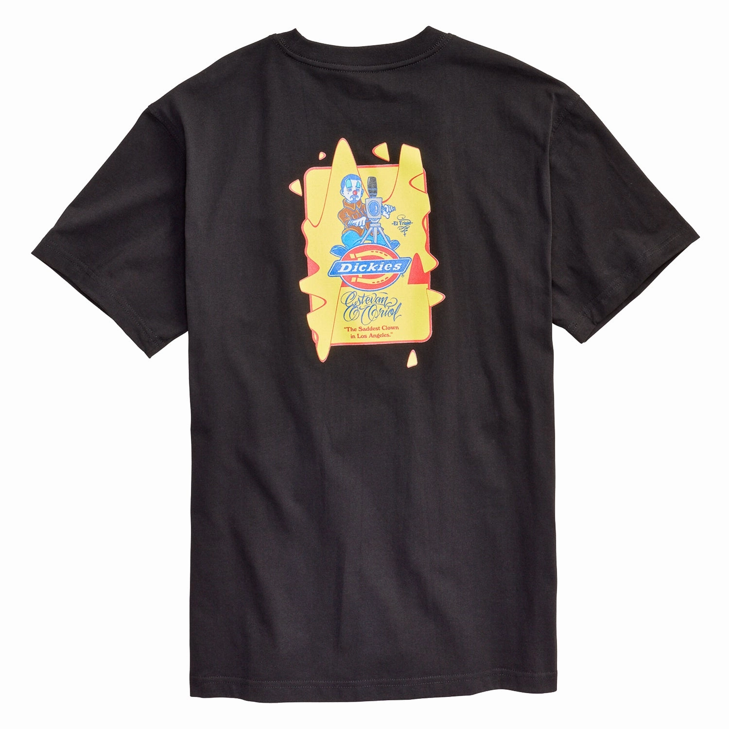 TaglessDesign Stretch Jersey Knit Dickies x Estevan Oriol Heavy Crew T-Shirt 'Black'