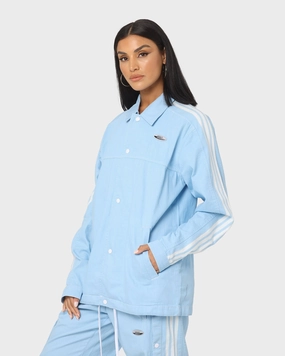 Adidas Denim Jacket Clear Blue Light Shell graduation
