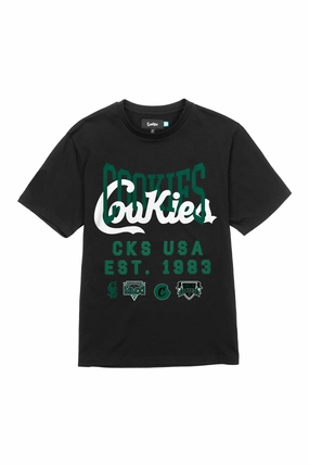 Cookies Title Fight Block Script Knit Tee layerable