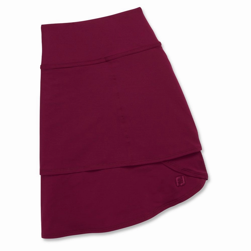 investment piece light feel FootJoy Performance Layered Golf Skort Fig - SS23 Women