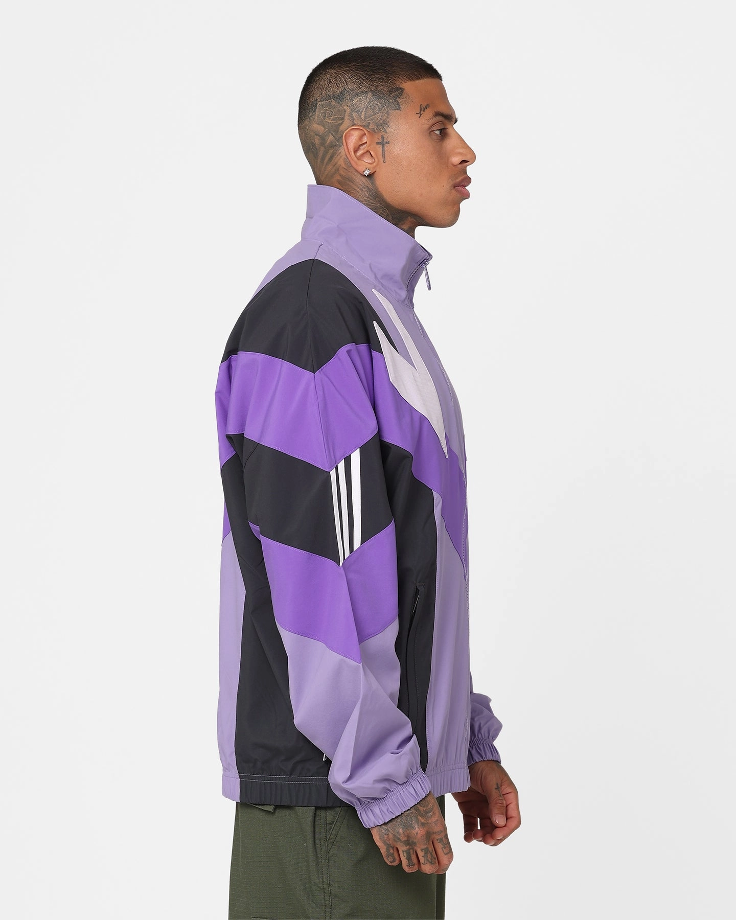 Notice Biker Adidas Tracktop 2 Jacket Magic Lilac/Carbon
