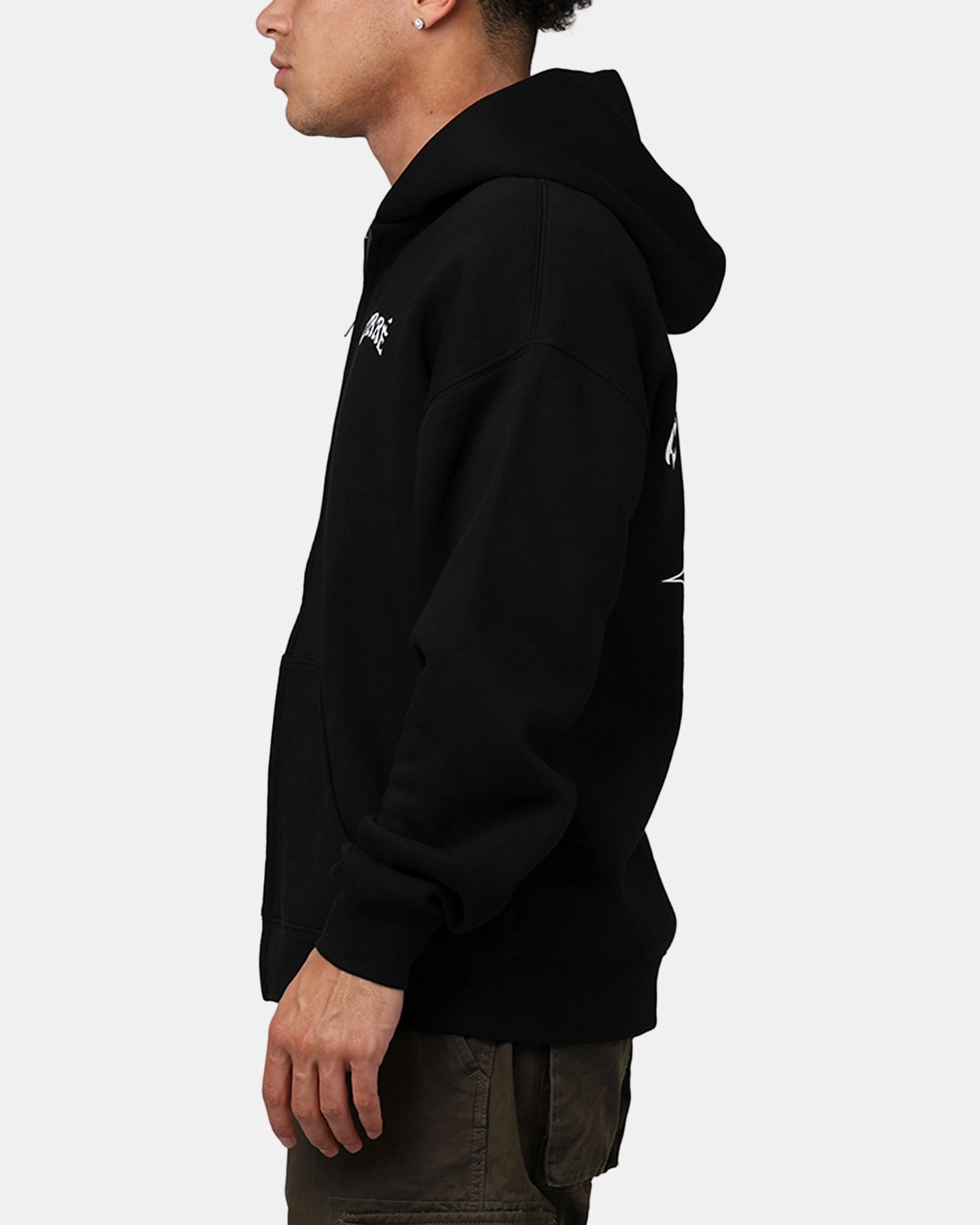 Carre Members Only Zip Hoodie Black Certificate