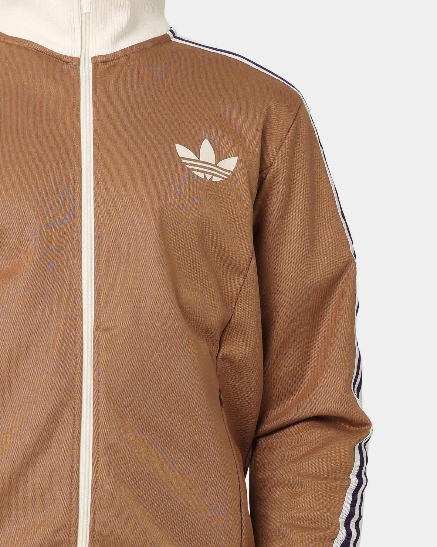 Adidas Adicolor Poly TT Jacket Brown Desert Smart Casual
