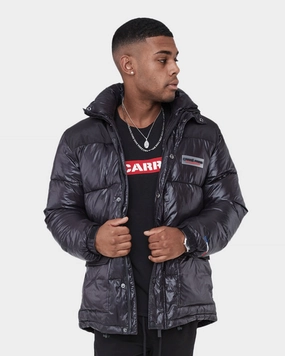 Slim Fit Cut Trail Comfort Carr?? Bossman Puffer Jacket Black