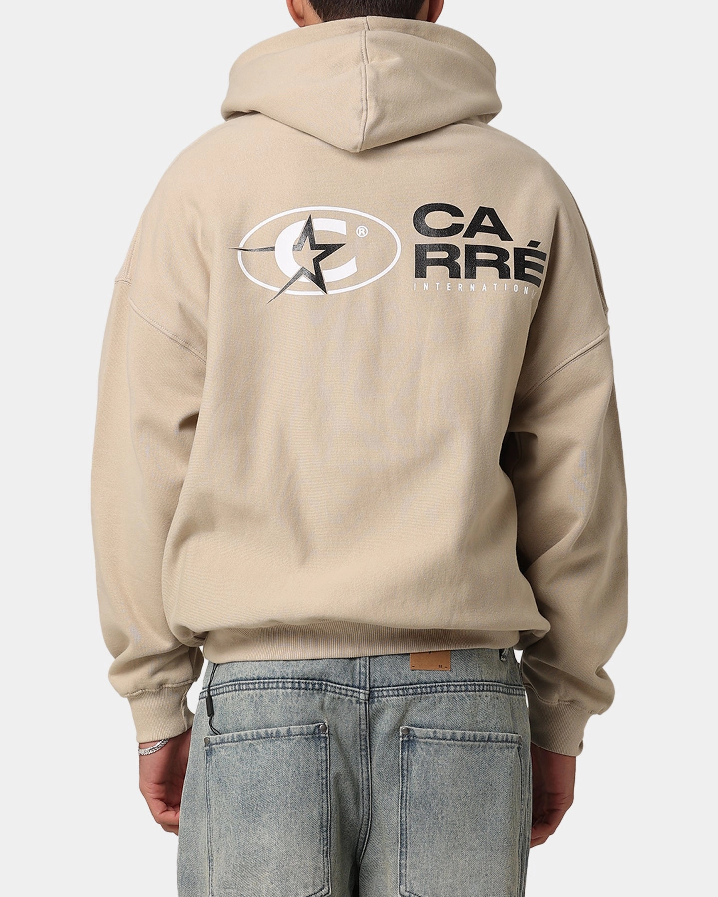 Weekend Wear Carre C-Star Stack Hoodie Stone