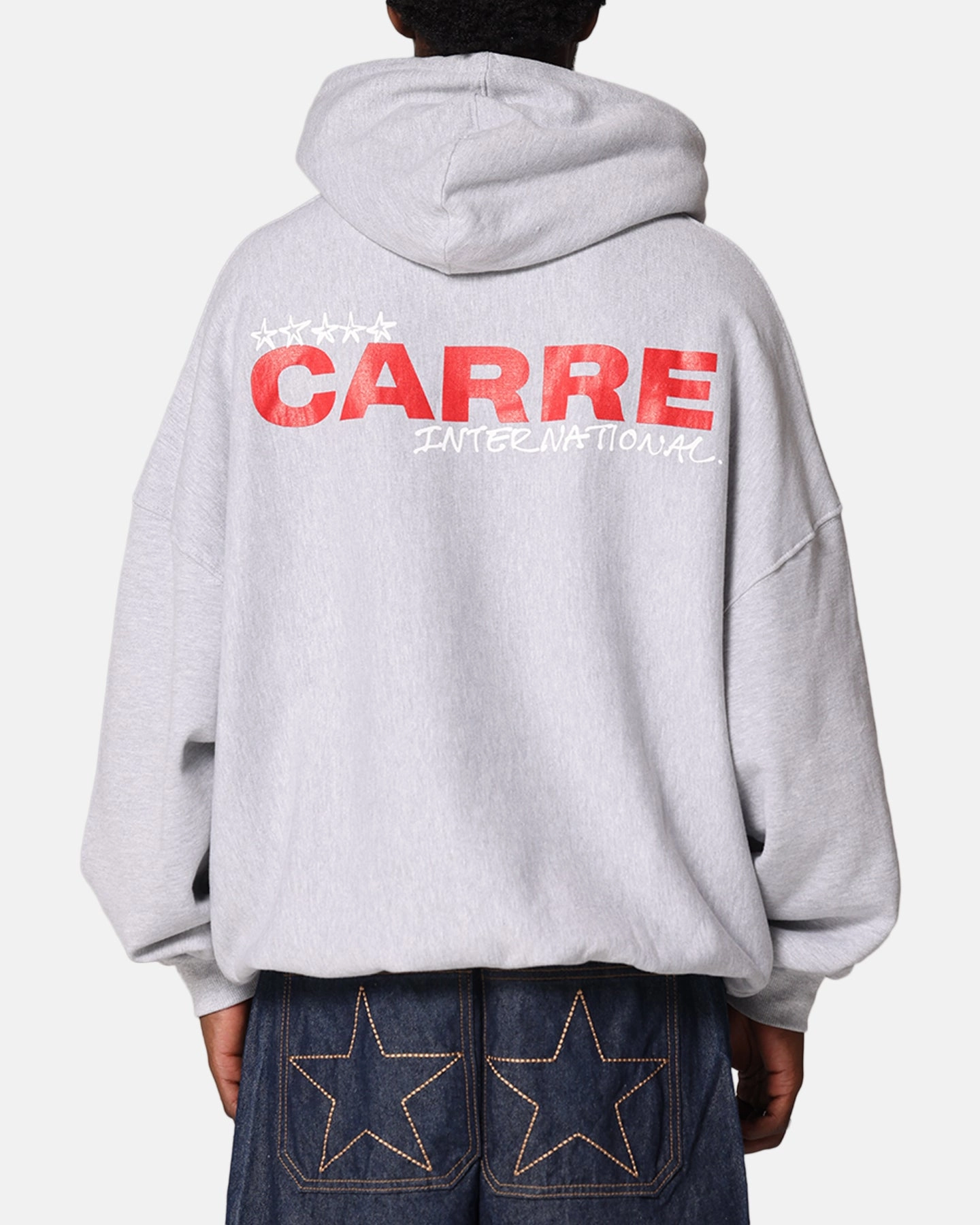 anti - slip high humidity use Carre Handdrawn Hoodie Light Marle