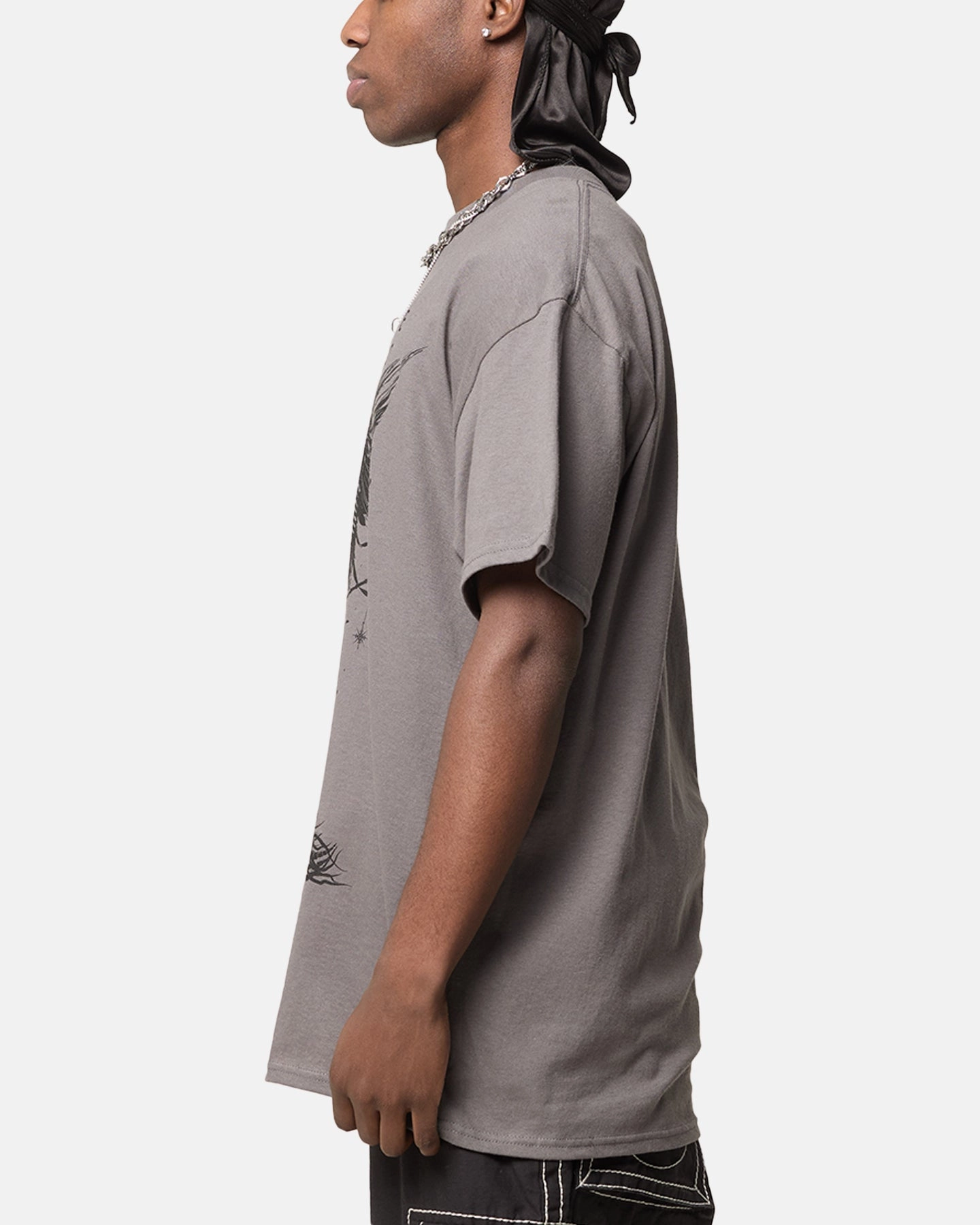 Pocket Design Pre Shrunk Fabric Sleep Token Back To Eden T-Shirt Charcoal