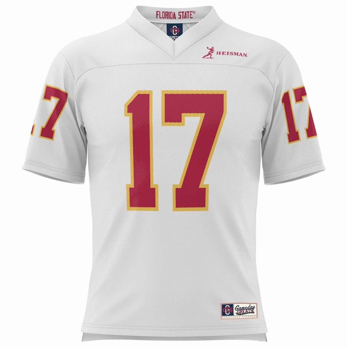 Quick Pullover Design Moisture Lock Layer ProSphere Charlie Ward Throwback #17 Heisman Football Jersey - White