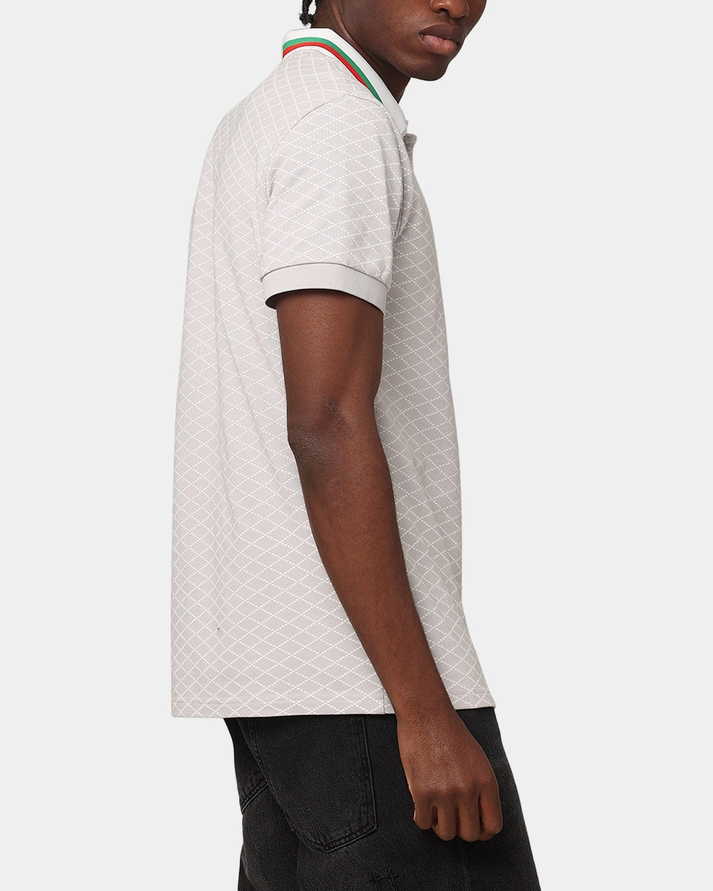 Preppy Style XXIII Printed Polo Shirt Light Grey