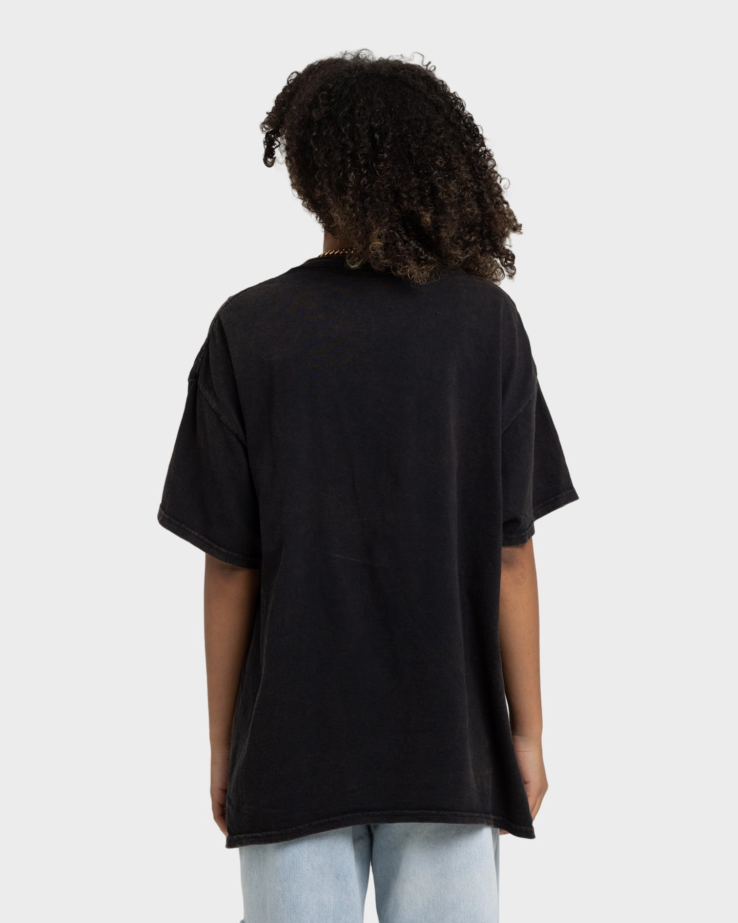 Goat Crew Kebab Shop Vintage T-Shirt Black Wash Leisure Casual Daily Outfit Style