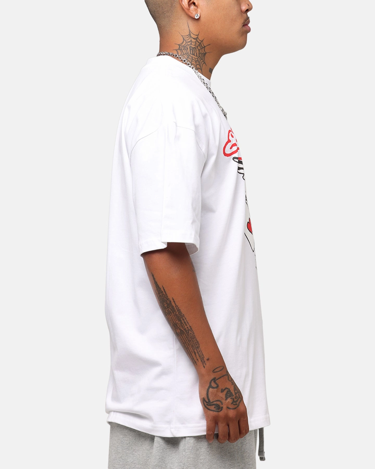 Seamless Edging Ed Hardy Lost Luck T-Shirt White