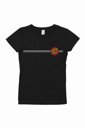 Chill Vibe Santa Cruz Classic Dot Fitted Girls Tee