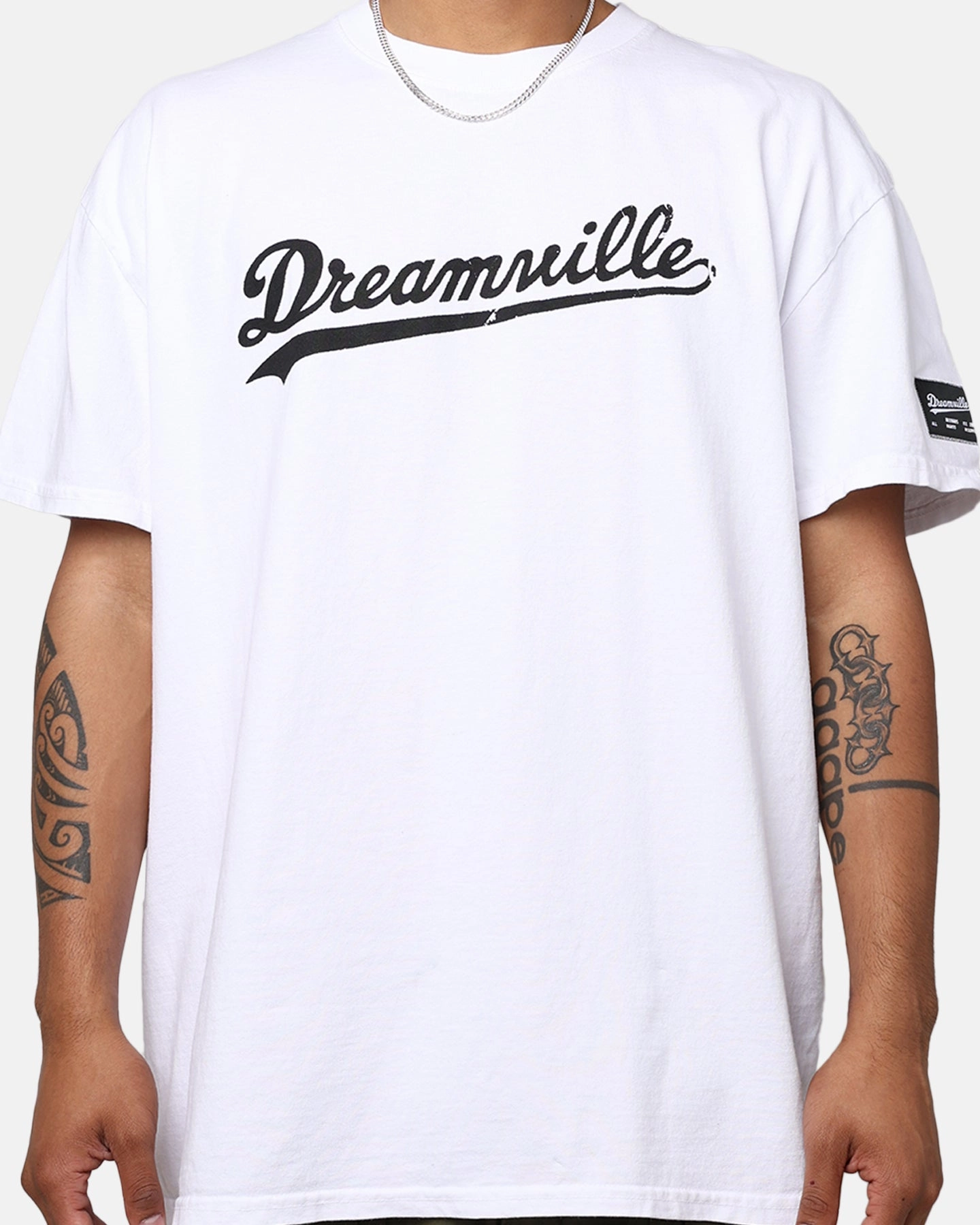 Gym workout Durable Knit Structure Dreamville Dreamville Logo Vintage T-Shirt White